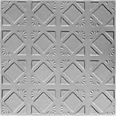0675 Tin Ceiling Tile - ABSTRACT DIAMONDBACK