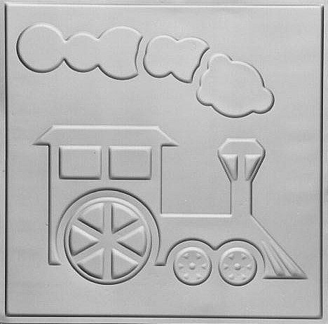 2480 Tin Ceiling Tile -TOY TRAIN