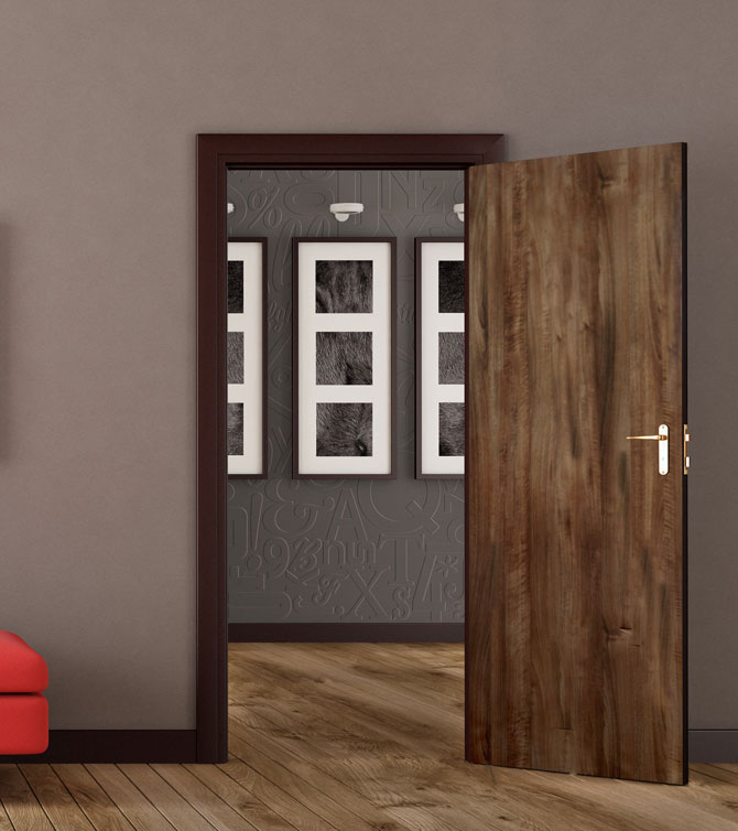 Medium Walnut – Door Skin – MirroFlex