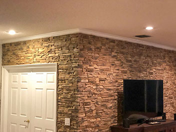 Faux Stacked Stone Panels 