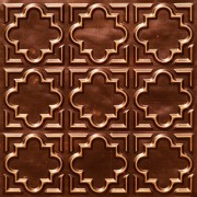 142 antique copper - faux tin ceiling tiles