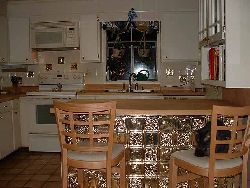 0512 Gwen's Cabin Aluminum Backsplash Installed