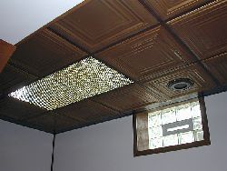 2401 Tin Ceiling Tile - Classic Edgerton Square Drop in