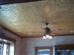 2406 Queen Anne Lace Tin Tiles Installed