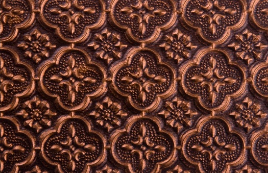 WC 20 Faux Tin Backsplash in Antique Copper. Image size is 525x340 and it represents 6 inches x 4 inches of the product.