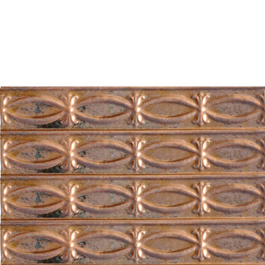 Ribbons - N - Bows - Copper Backsplash Tile - #0303