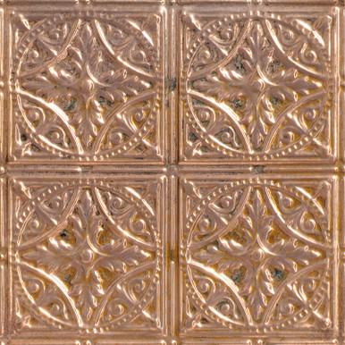 Compass - Copper Ceiling Tile - 24 in x 24 in - #1222