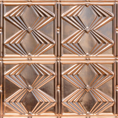 Deco Diamonds - Copper Ceiling Tile - #1220