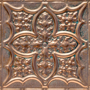 Renaissance Faire - Copper Ceiling Tile - 24 in x 24 in - #2428