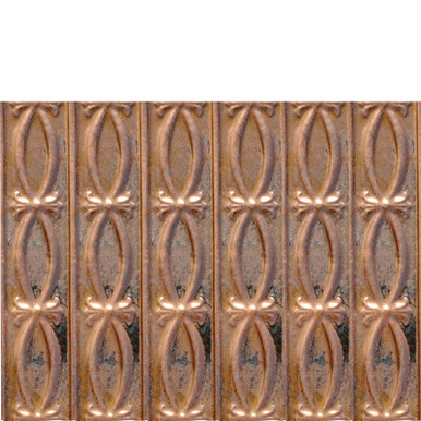 Ribbons - N - Bows Vertical - Copper Backsplash Tile - #0303