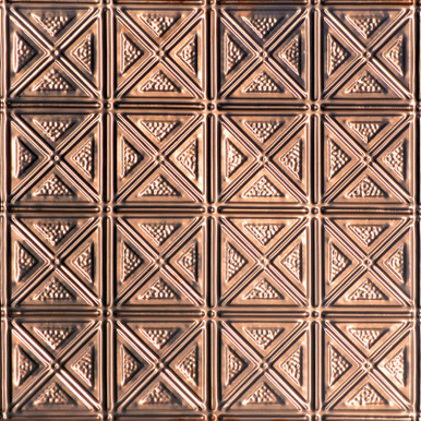 Dimensional Geometry - Copper Ceiling Tile - #0609