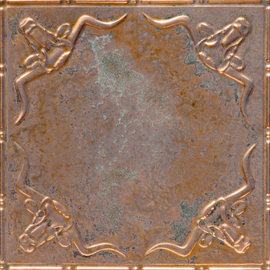 Longhorn - Copper Ceiling Tile - 24 in x 24 in -  #2426