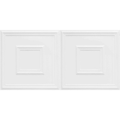 Town Square - Faux Tin Ceiling Tile - 24 in x 24 in - #208 - (Pack of 25)