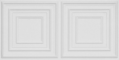 Schoolhouse - Faux Tin Ceiling Tile - 24 in x 24 in - #222 - (Pack of 25)