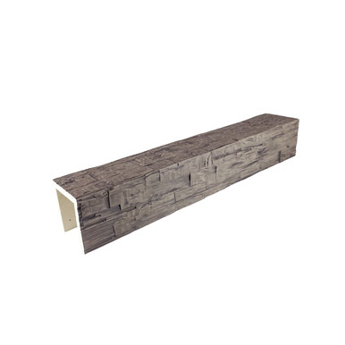 Faux Wood Beam Sample 8x8x10 Primed or Stained