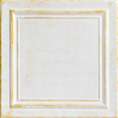 Line Art 20 in x 20 in Glue-up Styrofoam Ceiling Tile Pack - #R24