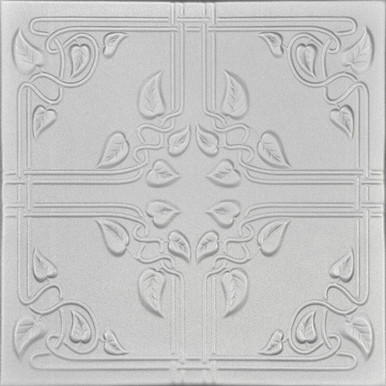 Ivy Leaves Glue-up Styrofoam Ceiling Tile 20 in x 20 in - #R37