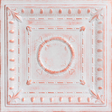 Romanesque Wreath 20 in x 20 in Glue-up Styrofoam Ceiling Tile Pack - #R47