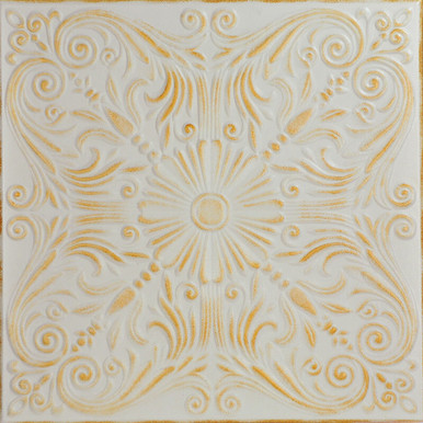 Spanish Silver 20 in x 20 in Styrofoam Ceiling Tile Pack - #R139