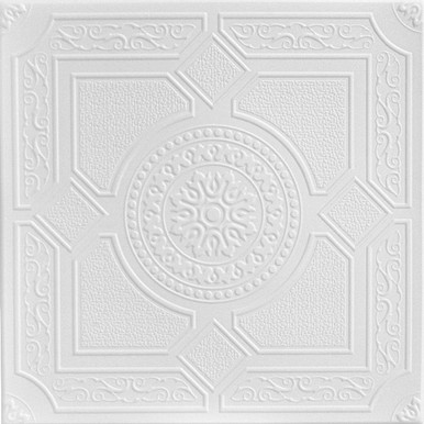 Kensington Gardens Styrofoam Ceiling Tile 20 in x 20 in - #R30