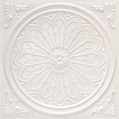 Rose Window - Faux Tin Ceiling Tile  - #238