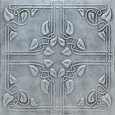 Ivy Leaves 20 in x 20 in Glue-up Styrofoam Ceiling Tile Pack - #R37