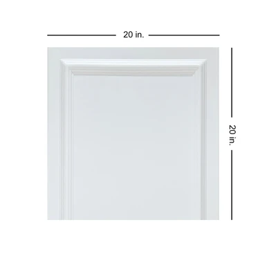 Framed Panel 20 in x 40 in Glue-up Styrofoam Ceiling Tile Pack - #R2147