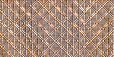 Fleur - Shanko - Copper Ceiling Tile - #574