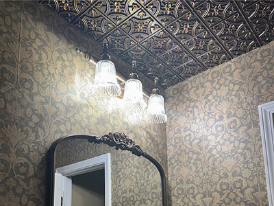 Gothic Reims - Faux Tin Ceiling Tile - Glue up - 24 in x 24 in - #150