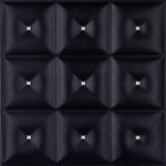 Luxurious leather look classical designs in Black Ceiling Tiles