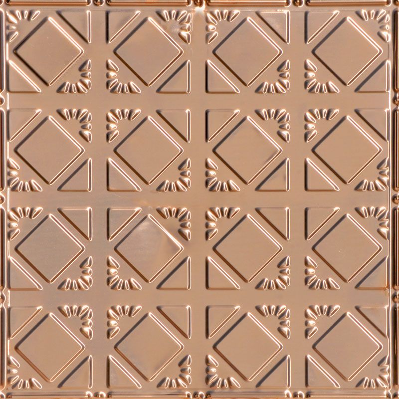 Real Copper Tiles For Walls and Ceilings In Aged or Polished Finish