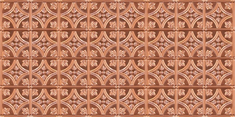 Princess Victoria - Copper Ceiling Tile - #0604
