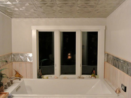 Bathroom Ceiling Tiles Can Transform, Tin Tile Ceiling Bathroom