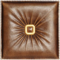 Buckle Up - Faux Leather tile - #DCT LRT02 - Caramel