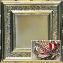 County Cork 2 ft x 2 ft Shanko - Acoustical Perforated Tin Ceiling Tiles with LEED Certified Insulating Pad - #509