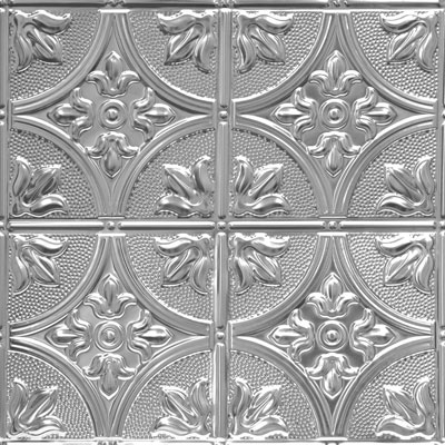 Detailed Fleur de Lis - Aluminum Ceiling Tile - 1202DD