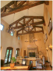 Vaulted Ceiling Family Room