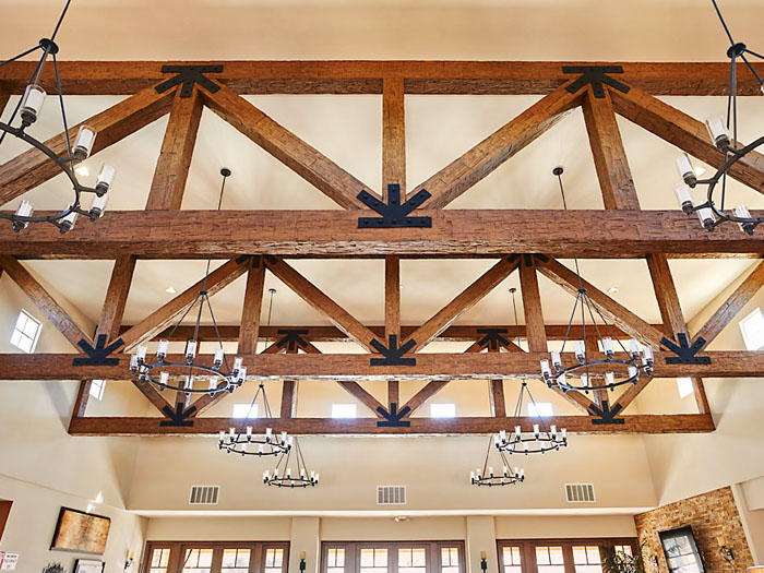 Faux Wood Truss Systems