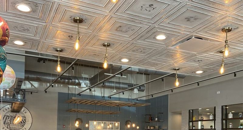 First Watch new Tin Ceiling