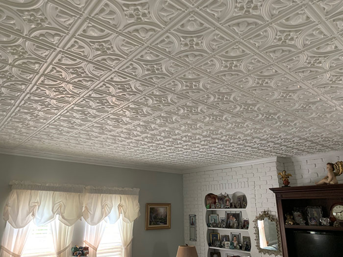 Decorative Ceiling Tiles, Tin Drop Ceiling Tiles 2 215mm