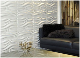 Decorative Wall Panels at Family Room