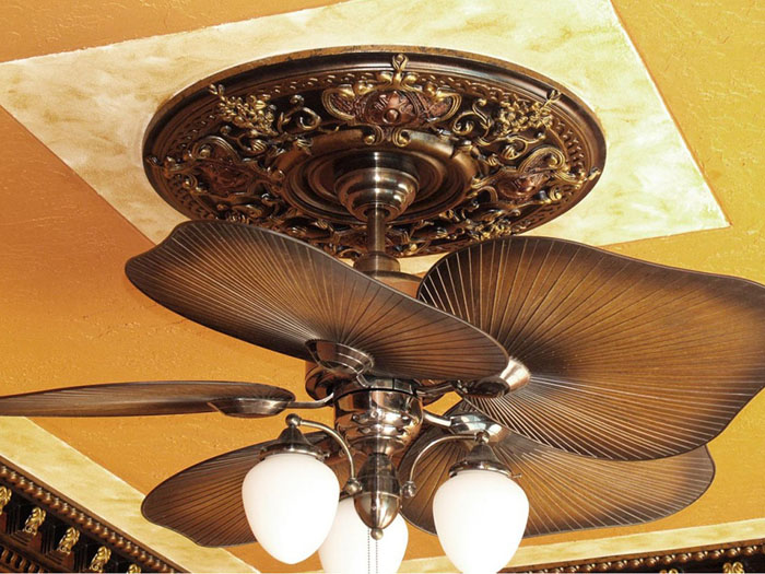 Dark Platinum – FAD Hand Painted Ceiling Medallion – #CCMF-035