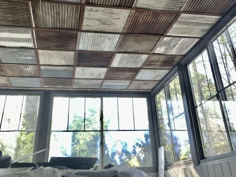 Metal Porch Ceiling