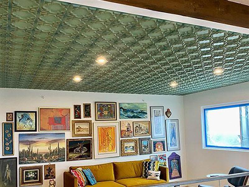 Painting Faux Tin Ceilings