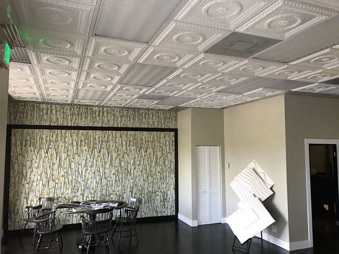 Commercial Ceiling Tiles In The Office