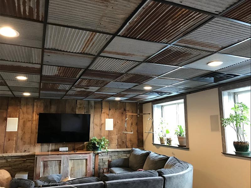 Rustic Tin Ceiling