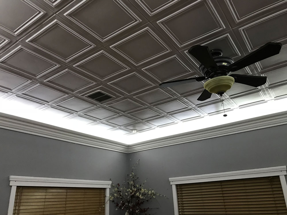 The 6 Best Bathroom Ceiling Materials, Faux Metal Ceiling Tiles Canada