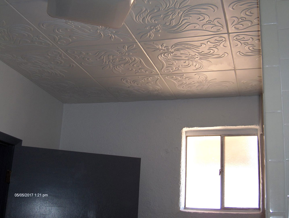 The Wedding Present – Styrofoam Ceiling Tile – 20″x20″ – #R98