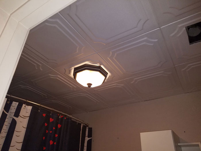 Bathroom foam ceiling tiles great do it your self renovation ideas