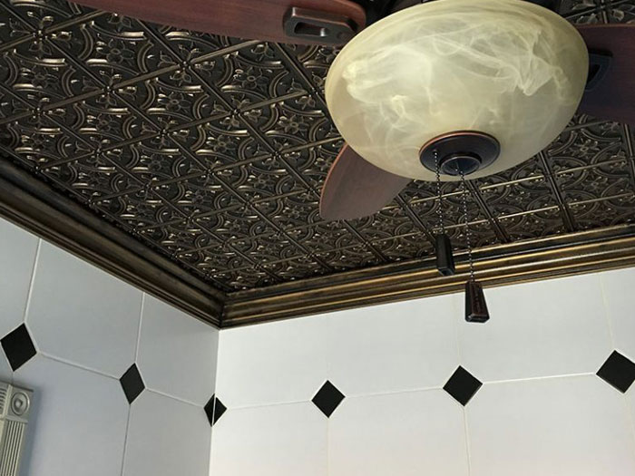 Embossed Ceiling Tiles Add Elegance To A Room Embossed Ceiling Tiles Home Diy Home Remodeling